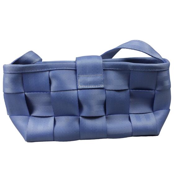 HARVEY'S Seatbelt Bag Blue Small Tote Purse Single Strap Built in the US - Picture 12 of 15
